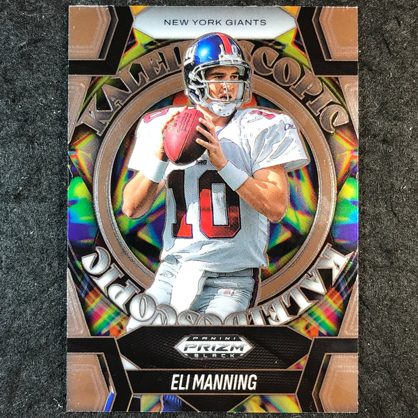 2025 Prizm Black Football ELI MANNING Kaleidoscopic Base #6