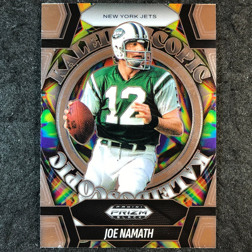 2025 Prizm Black Football JOE NAMATH Kaleidoscopic Base #11