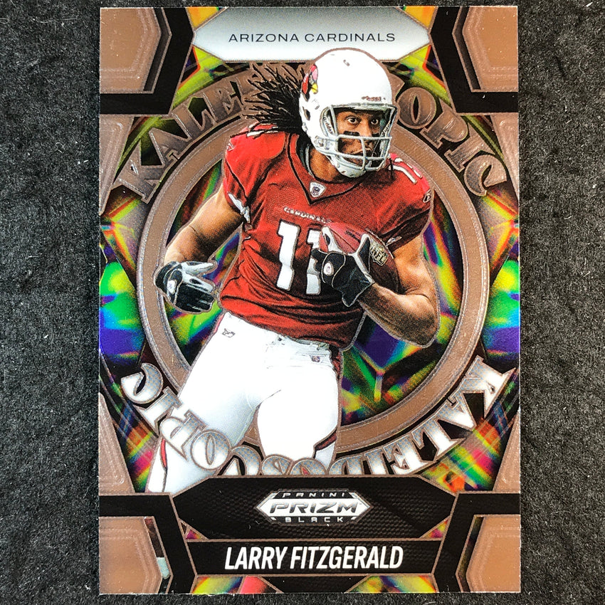 2025 Prizm Black Football LARRY FITZGERALD Kaleidoscopic Base #12