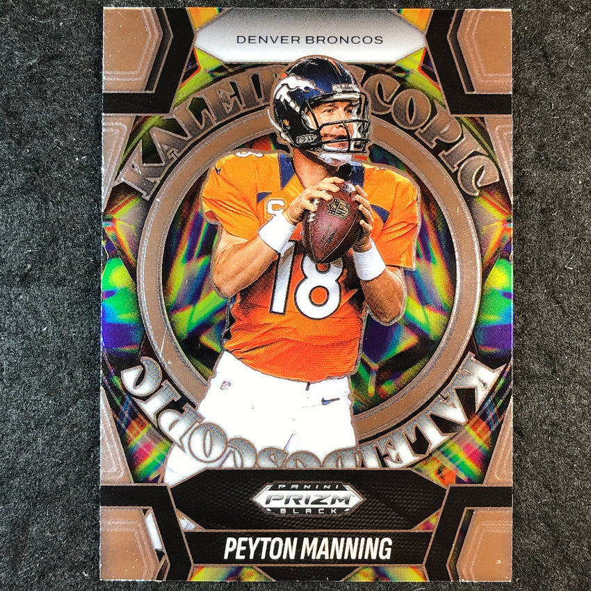 2025 Prizm Black Football PEYTON MANNING Kaleidoscopic Base #14