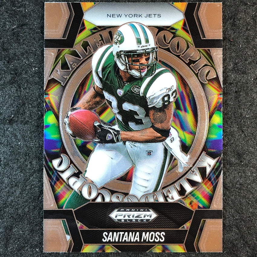 2025 Prizm Black Football SANTANA MOSS Kaleidoscopic Base #18