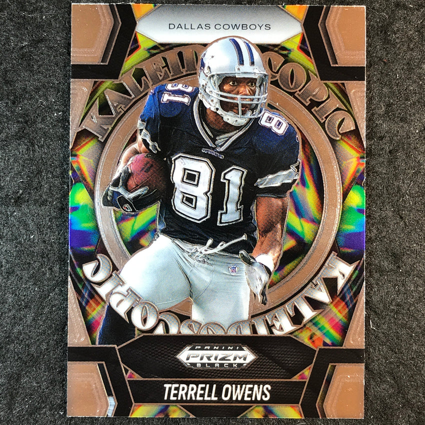 2025 Prizm Black Football TERRELL OWENS Kaleidoscopic Base #21