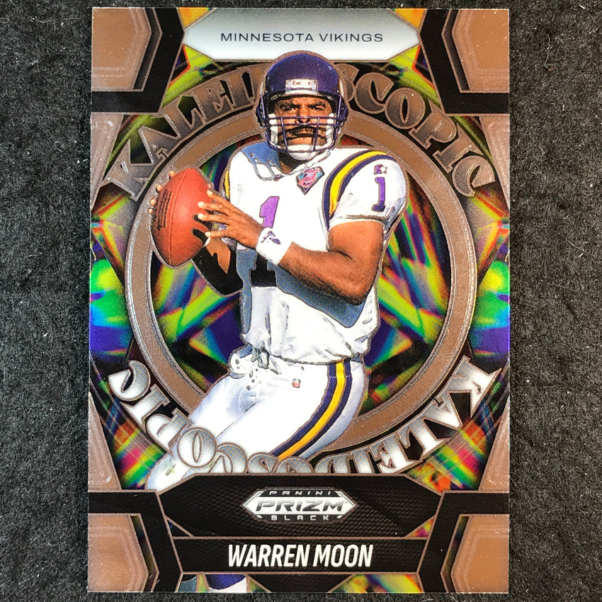 2025 Prizm Black Football WARREN MOON Kaleidoscopic Base #25