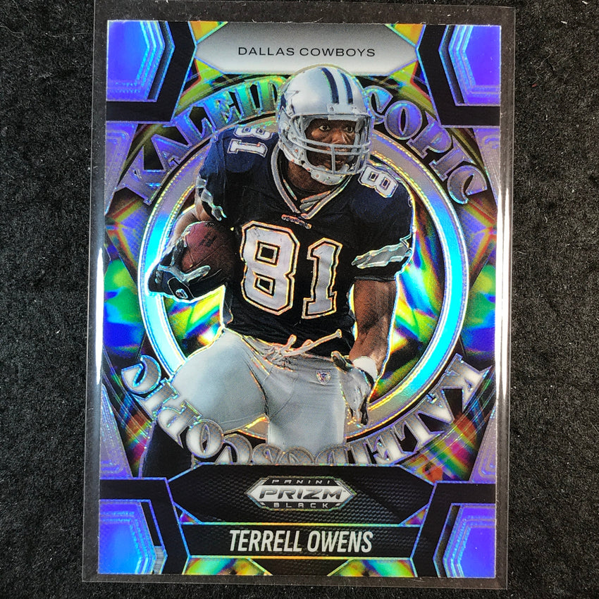 2025 Prizm Black Football TERRELL OWENS Kaleidoscopic Silver #21