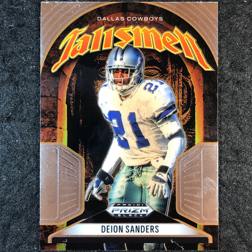 2025 Prizm Black Football DEION SANDERS Talismen Base #1