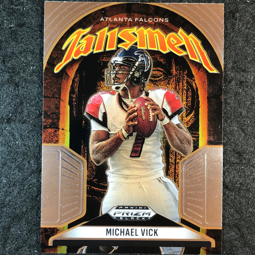 2025 Prizm Black Football MICHAEL VICK Talismen Base #8