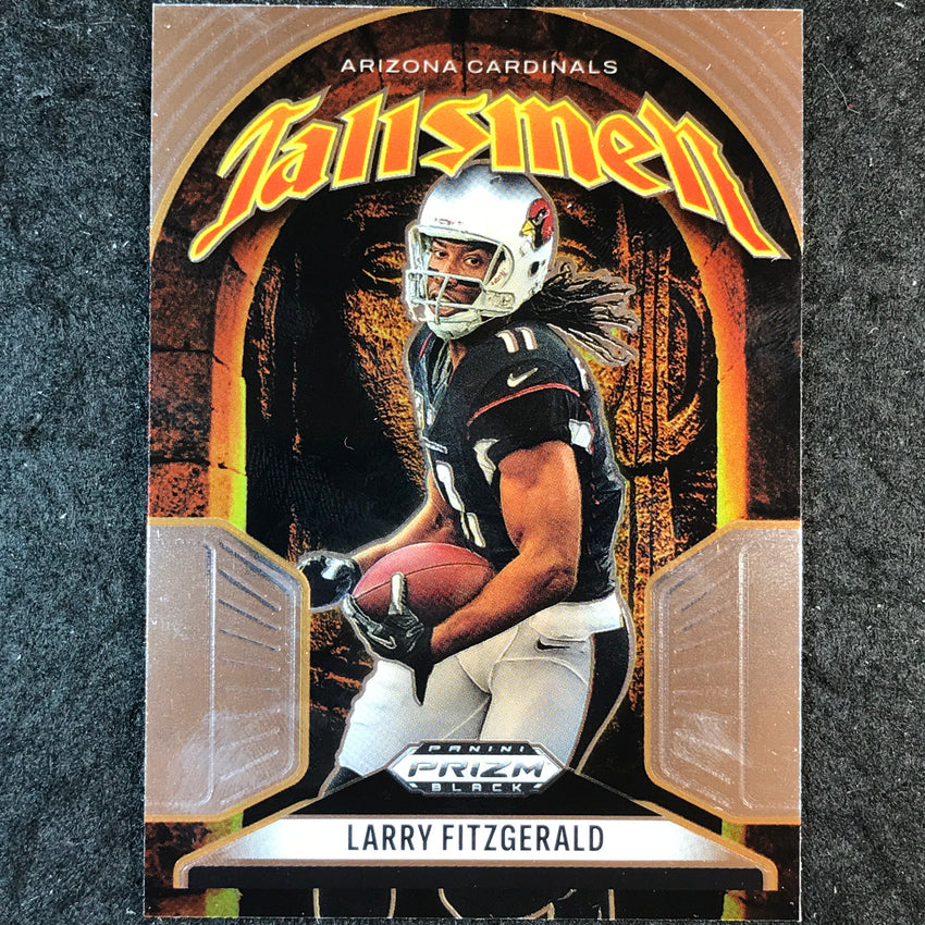 2025 Prizm Black Football LARRY FITZGERALD Talismen Base #9