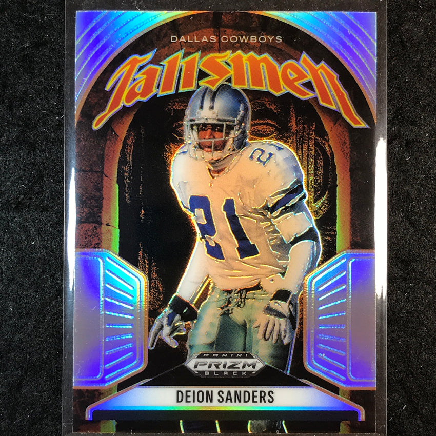 2025 Prizm Black Football DEION SANDERS Talismen Silver #1