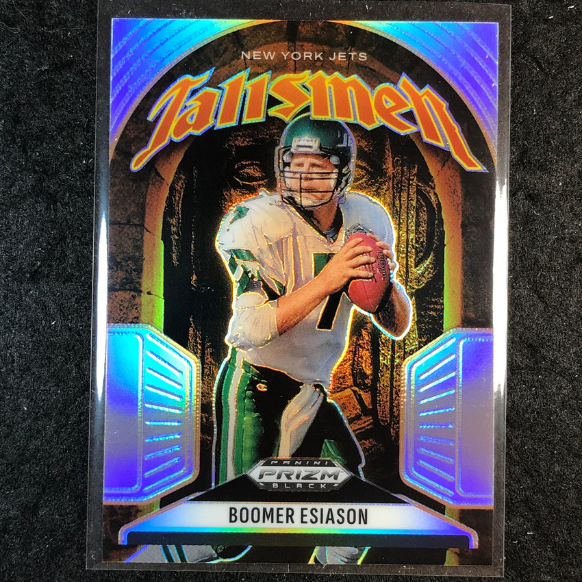 2025 Prizm Black Football BOOMER ESIASON Talismen Silver #6