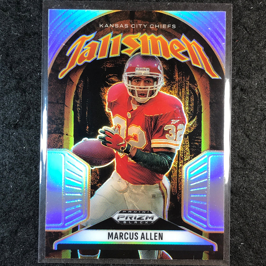 2025 Prizm Black Football MARCUS ALLEN Talismen Silver #10