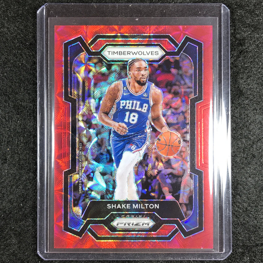 2023-24 Prizm SHAKE MILTON Choice Red 58/88 #215