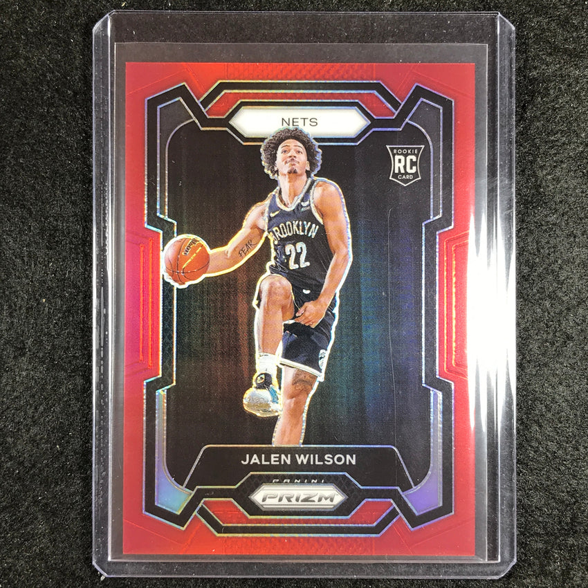 2023-24 Prizm JALEN WILSON Rookie Base Red 17/299 #128