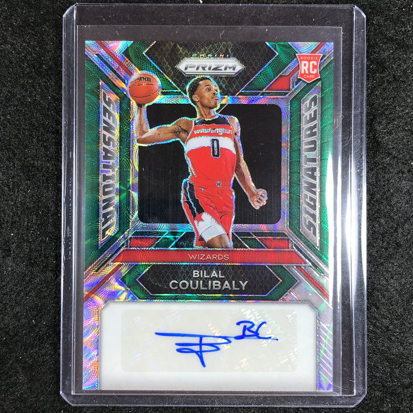 2023-24 Prizm BILAL COULIBALY Sensational Rookie Auto Choice Green 2/8