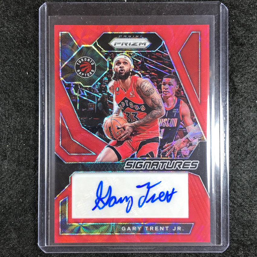 2023-24 Prizm GARY TRENT JR. Signatures Auto Red 18/88