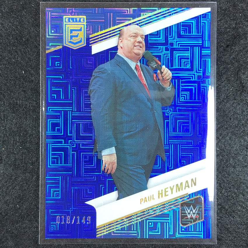 2023 Donruss Elite WWE PAUL HEYMAN Base Blue 18/149 No. 32