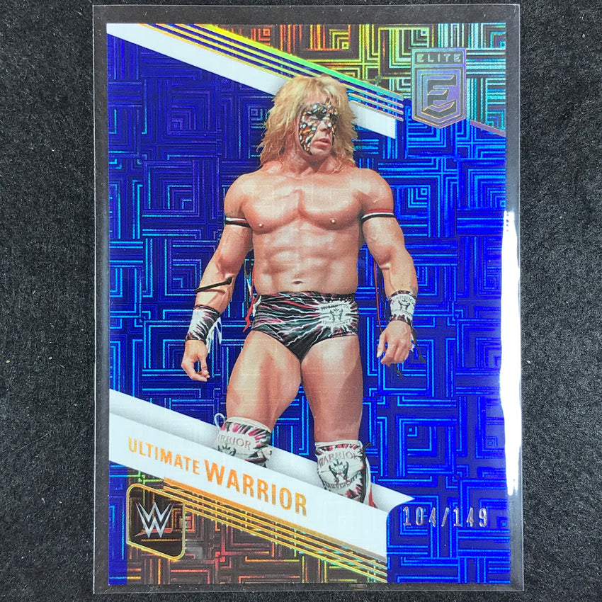 2023 Donruss Elite WWE ULTIMATE WARRIOR Legends Base Blue 104/149 No. 122