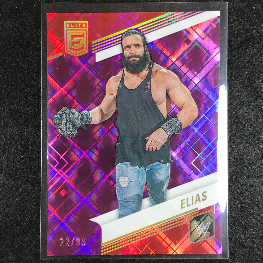 2023 Donruss Elite WWE ELIAS Base Purple 22/99 #35