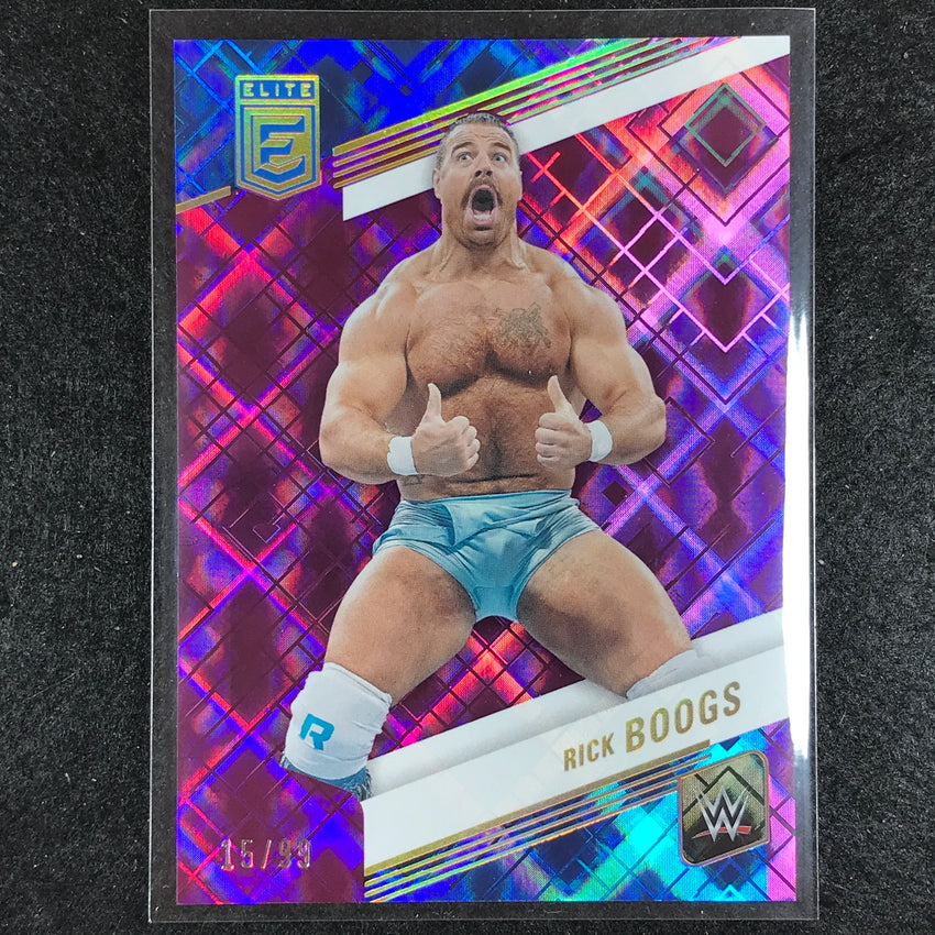 2023 Donruss Elite WWE RICK BOOGS Base Purple 15/99 #83