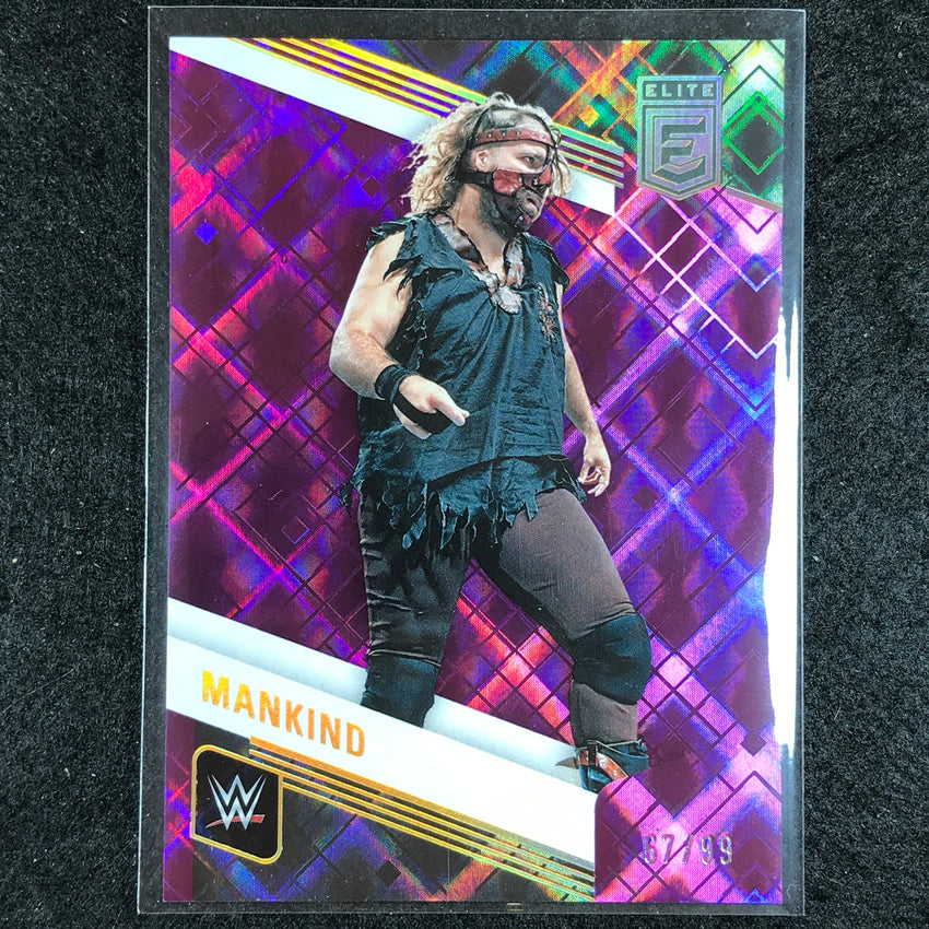 2023 Donruss Elite WWE MANKIND Legends Base Purple 67/99 #101