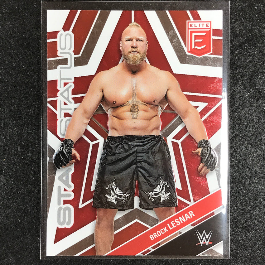 2023 Donruss Elite WWE BROCK LESNAR Star Status Red 6/99 #7