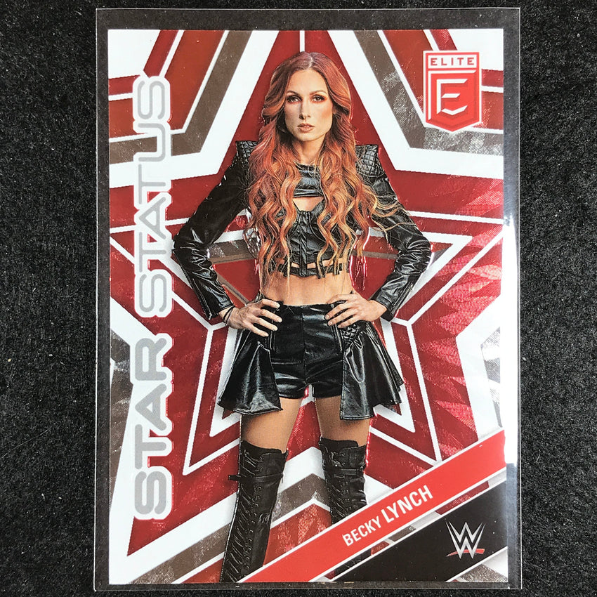 2023 Donruss Elite WWE BECKY LYNCH Star Status Red 47/99 #17