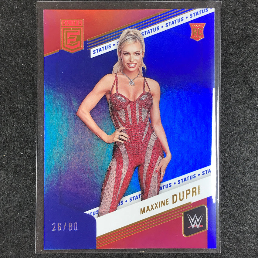 2023 Donruss Elite WWE MAXXINE DUPRI Rookie Base Status 26/80 No. 91