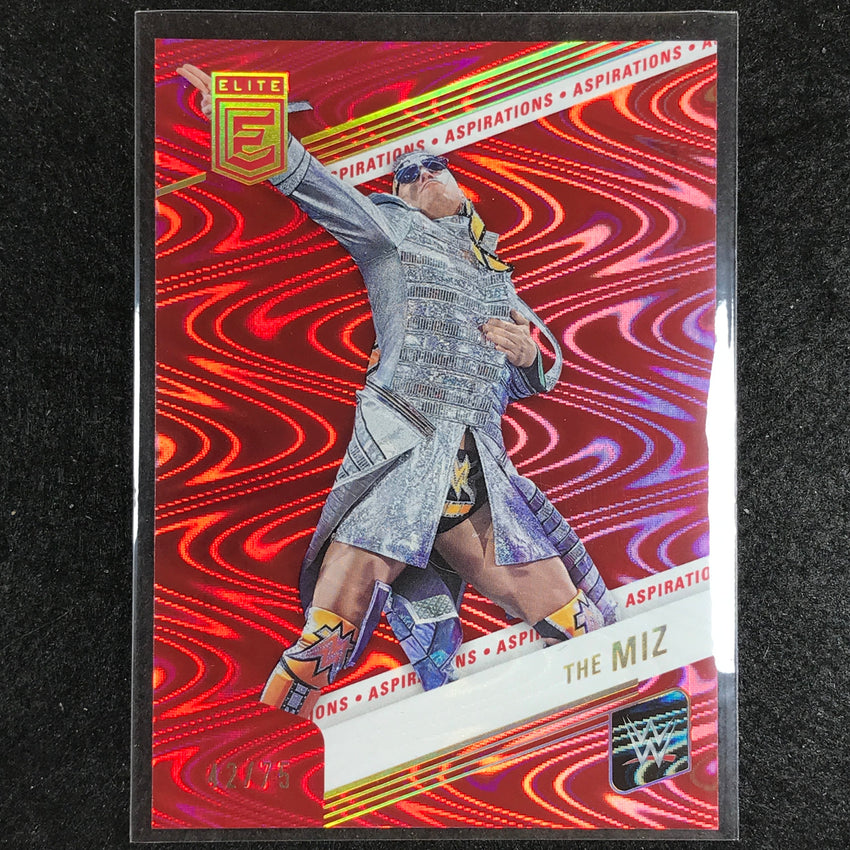 2023 Donruss Elite WWE THE MIZ Base Aspirations Swirl 42/75