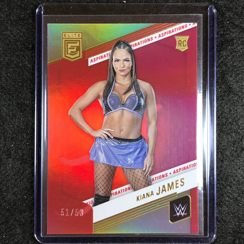 2023 Donruss Elite WWE KIANA JAMES Rookie Base Aspirations 51/53 No. 81
