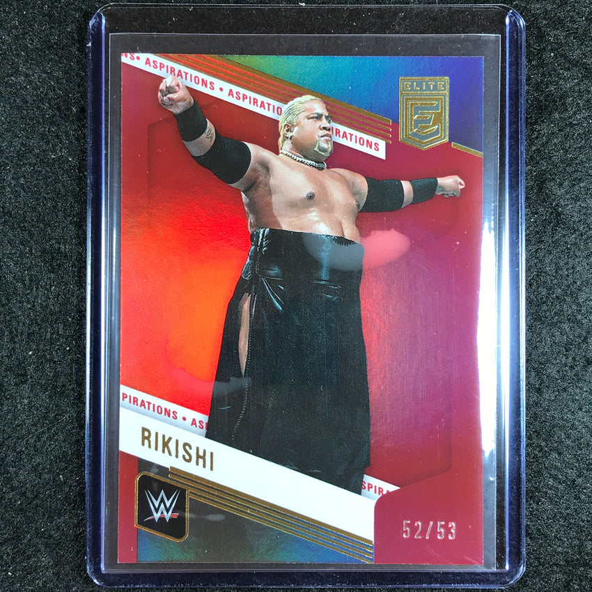 2023 Donruss Elite WWE RIKISHI Legends Base Aspirations 52/53 #126