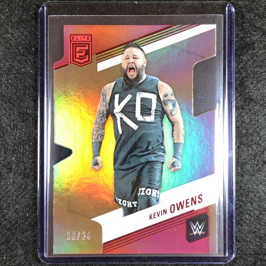 2023 Donruss Elite WWE KEVIN OWENS Base Aspirations Die-Cut 6/24