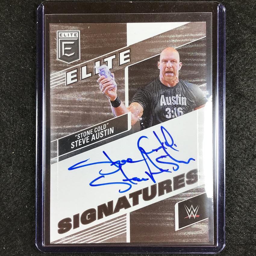 2023 Donruss Elite WWE STONE COLD STEVE AUSTIN Elite Signatures Auto No. SCA