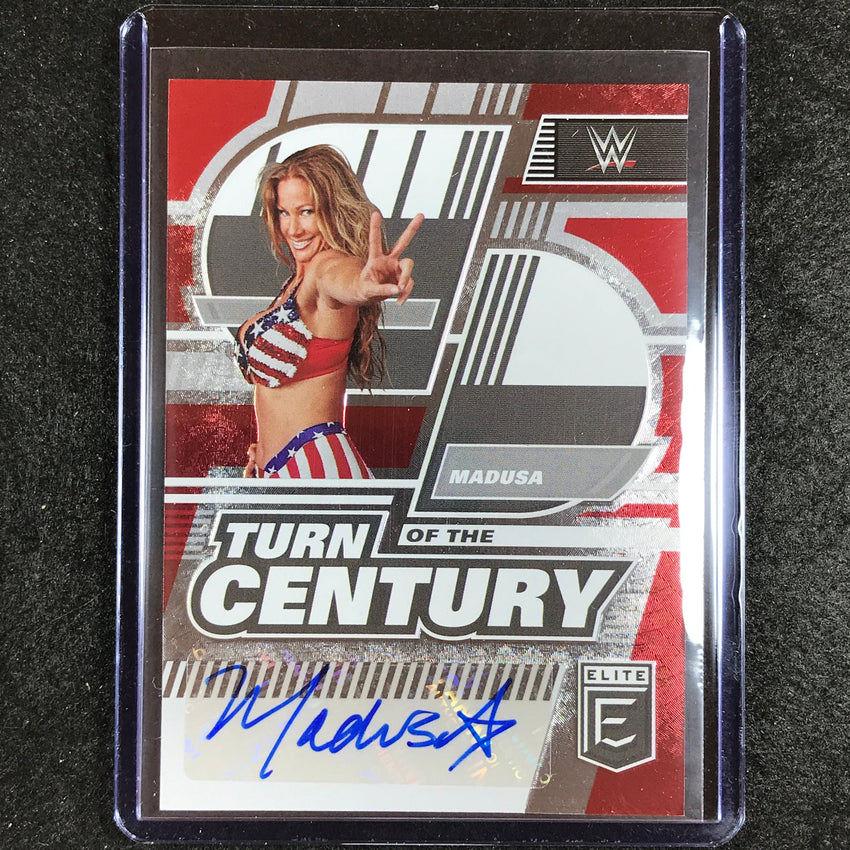 2023 Donruss Elite WWE MADUSA Turn of the Century Auto Red 33/49