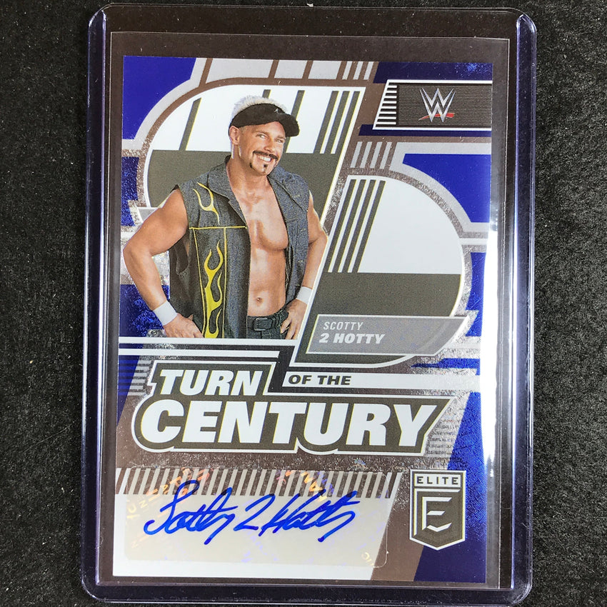 2023 Donruss Elite WWE SCOTTY 2 HOTTY Turn of the Century Auto Blue 14/25