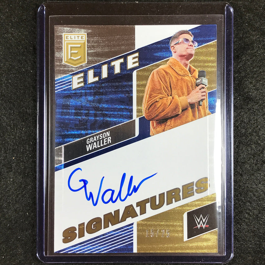 2023 Donruss Elite WWE GRAYSON WALLER Elite Signatures Auto Blue 15/25