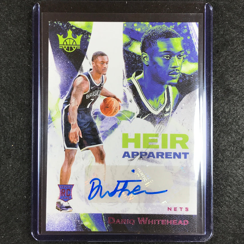 2023-24 Court Kings DARIQ WHITEHEAD Heir Apparent Rookie Auto Pink 4/8