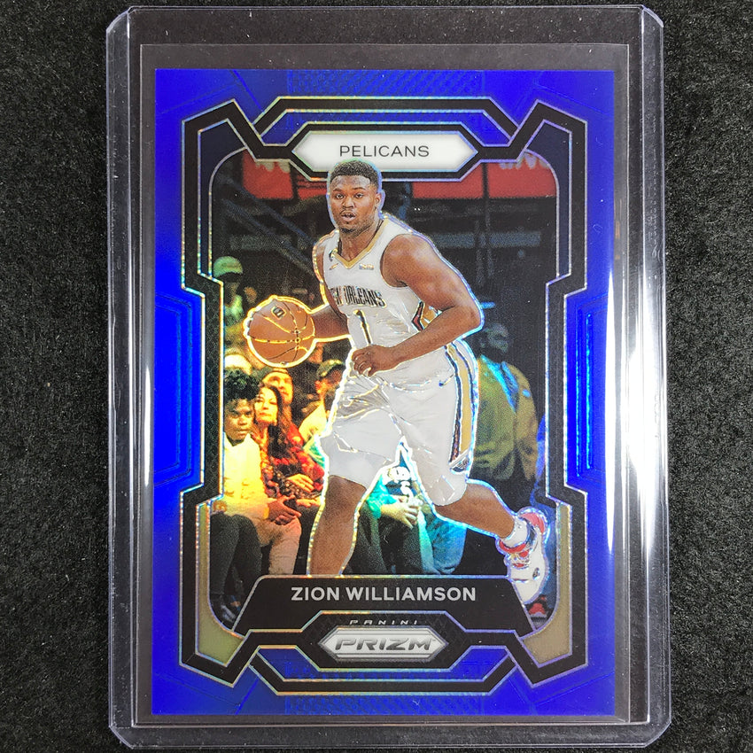 2023-24 Prizm ZION WILLIAMSON Base Blue 2/199 #27