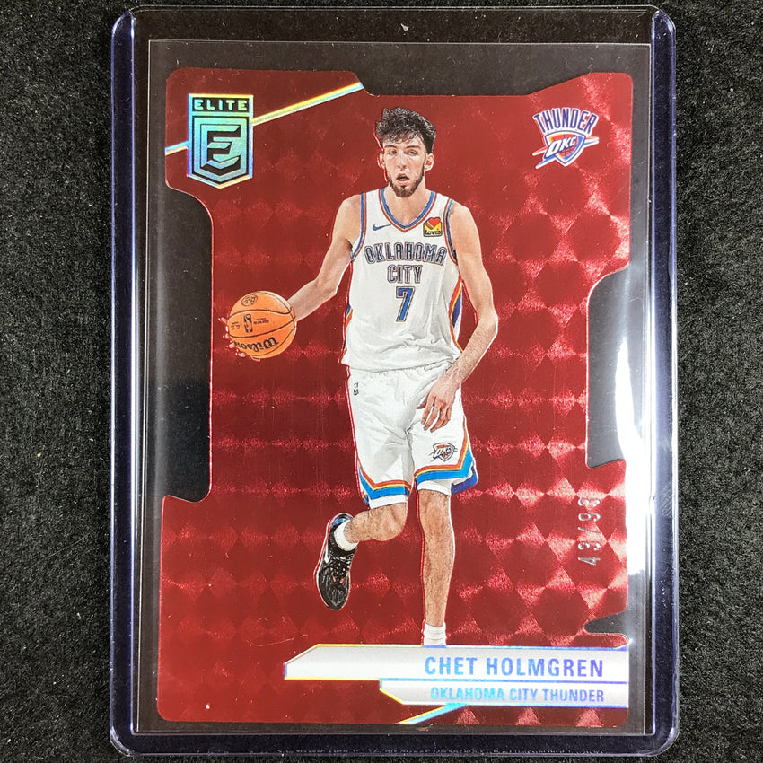 2023-24 Donruss Elite CHET HOLMGREN Base Aspirations Die-Cut 43/93 #14