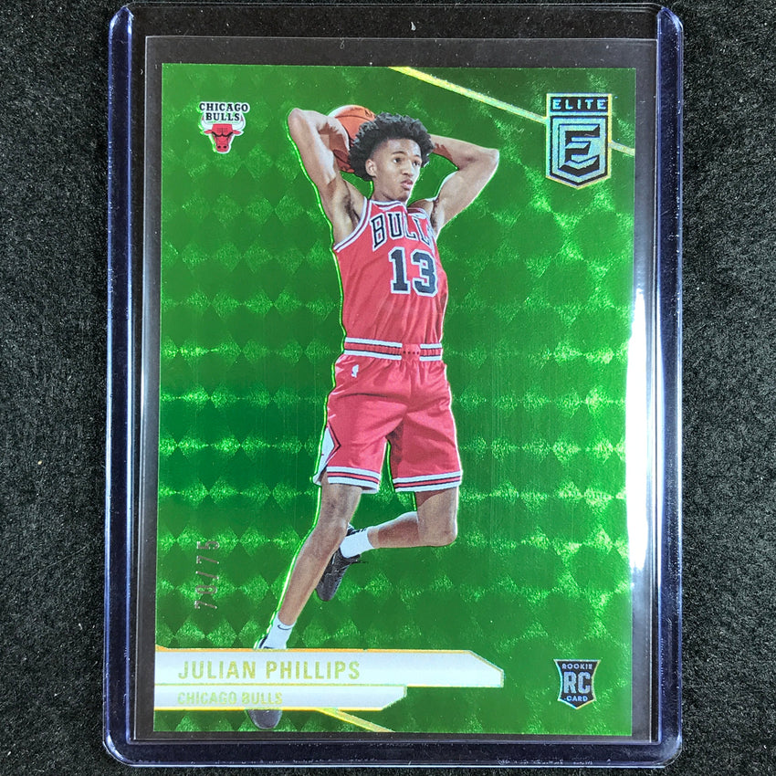 2023-24 Donruss Elite JULIAN PHILLIPS Rookie Base Neon Green 70/75 No. 232
