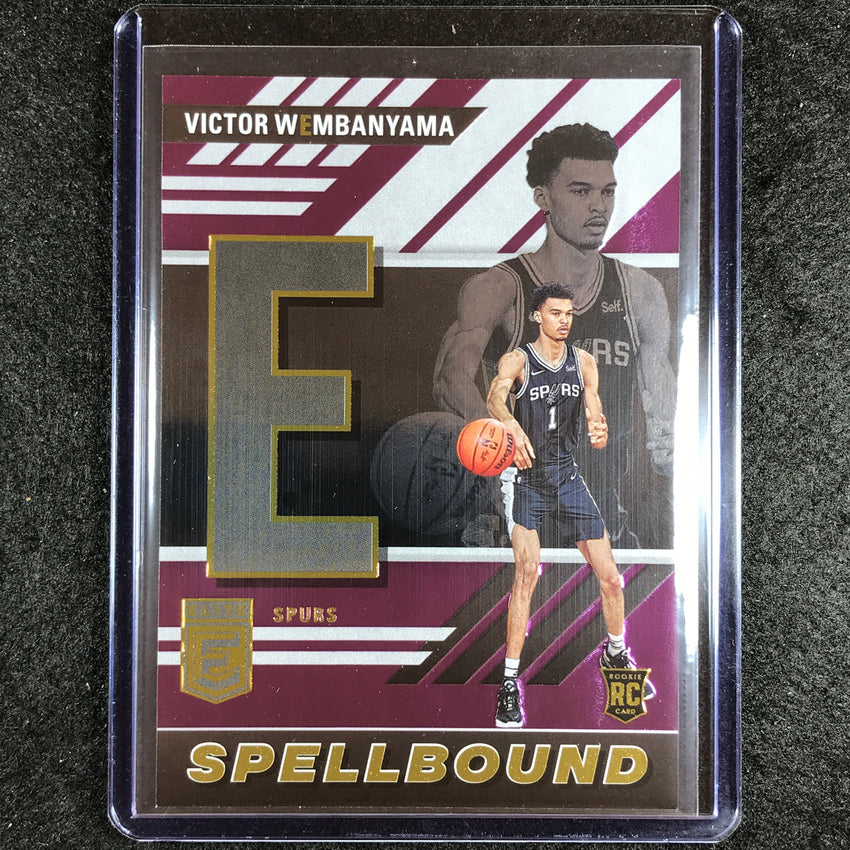 2023-24 Donruss Elite VICTOR WEMBANYAMA E Rookie Spellbound Purple 9/49 #2
