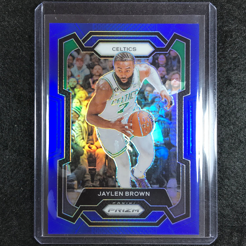 2023-24 Prizm JAYLEN BROWN Base Blue 58/199 #31