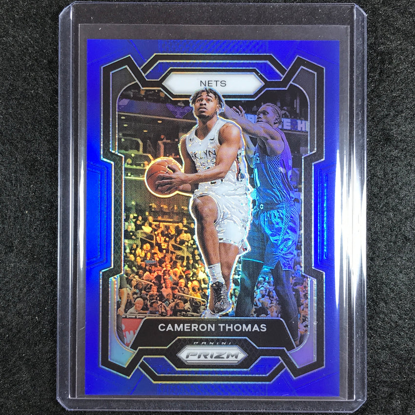 2023-24 Prizm CAMERON THOMAS Base Blue 22/199 #113