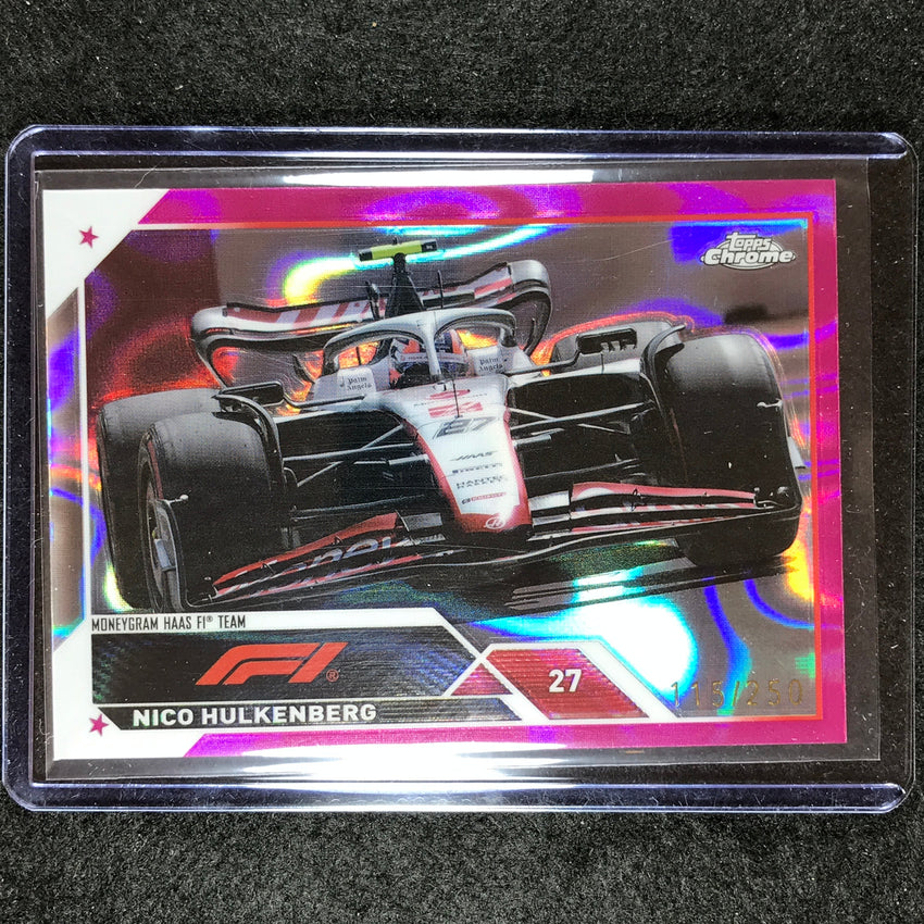 2023 Topps Chrome Formula 1 NICO HULKENBERG Base Fuchsia Lava 115/250 #120