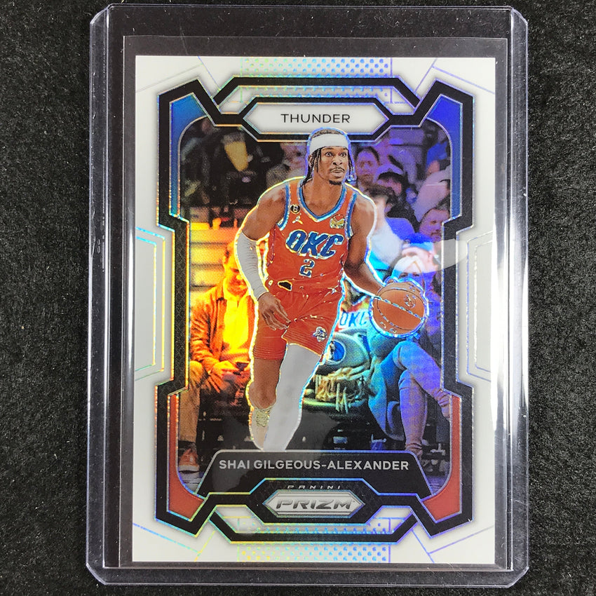 2023-24 Prizm SHAI GILGEOUS-ALEXANDER Base White 35/175 No. 85