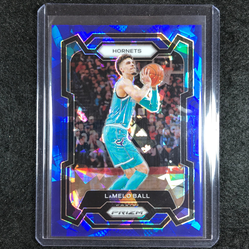 2023-24 Prizm LAMELO BALL Base Blue Ice 113/125 #41