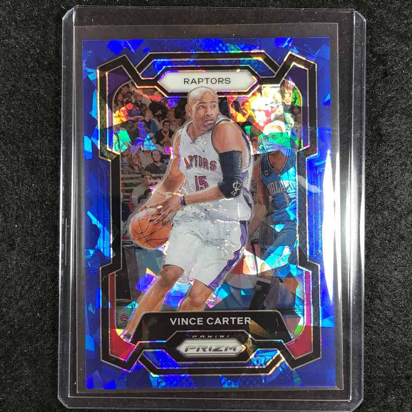 2023-24 Prizm VINCE CARTER Base Blue Ice 122/125 #195
