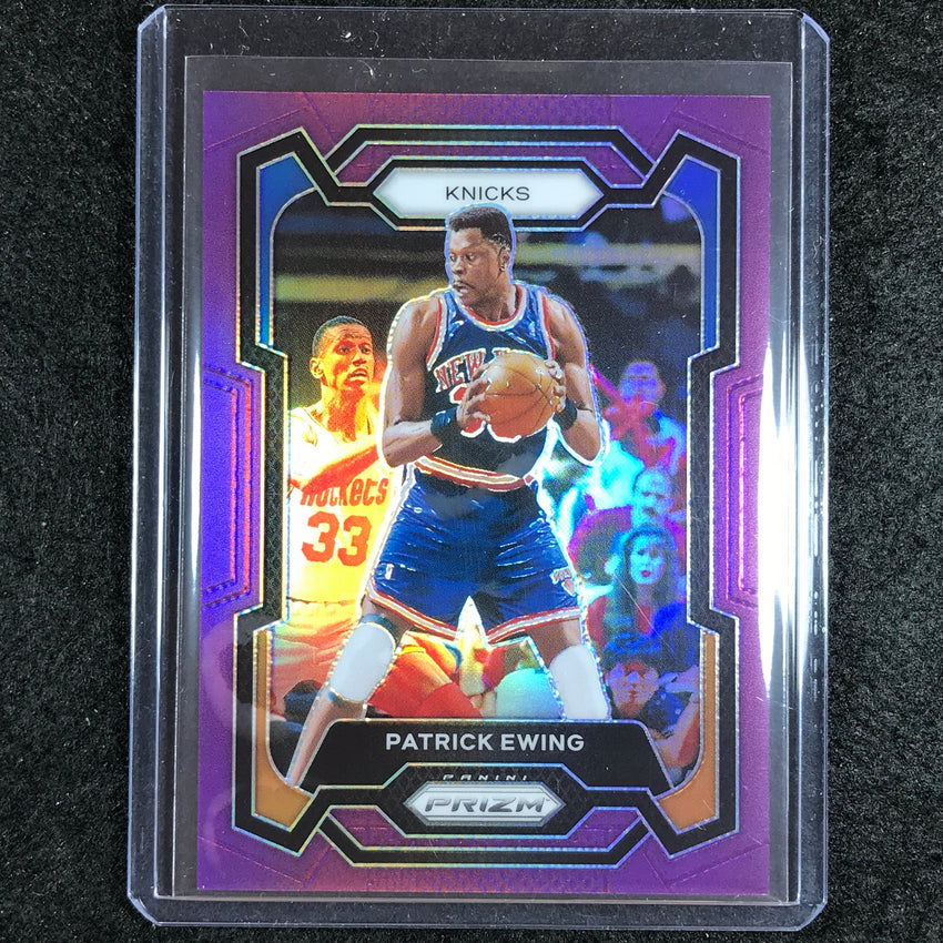 2023-24 Prizm PATRICK EWING Base Purple 89/99 #188
