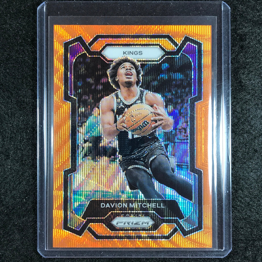 2023-24 Prizm DAVION MITCHELL Base Orange Wave 2/60 #227