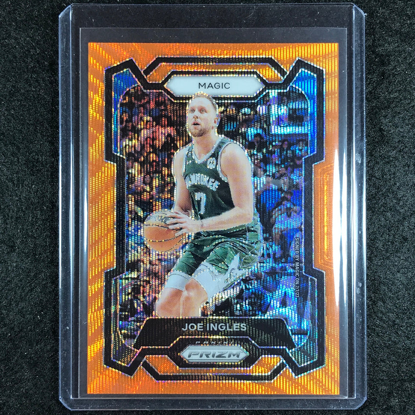 2023-24 Prizm JOE INGLES Base Orange Wave 38/60 No. 296