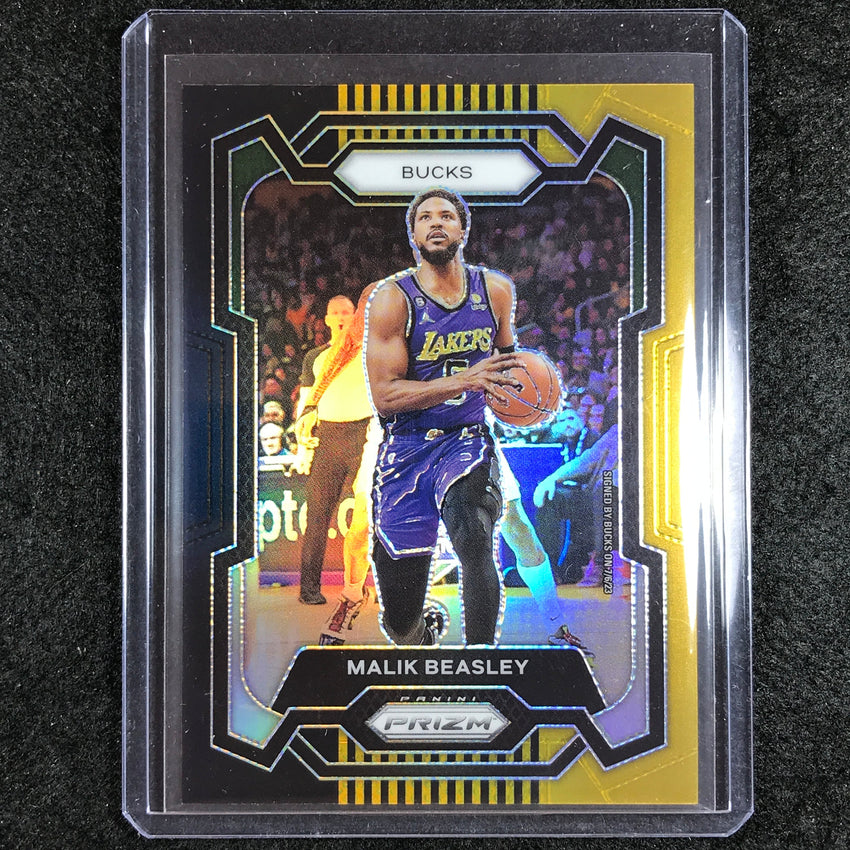 2023-24 Prizm MALIK BEASLEY Base Black Gold 2/5