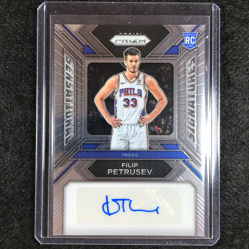 2023-24 Prizm FILIP PETRUSEV Sensational Signatures Rookie Auto Base #FP